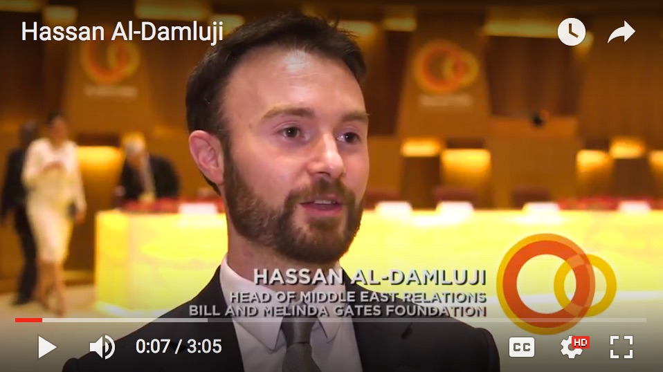 Gates Foundation – Hassan Al-Damluji interview at Al Sumait Prize Awards 2016