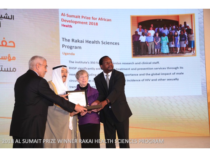 2018 Al Sumait Prize Winner Rakai Health Sciences Program