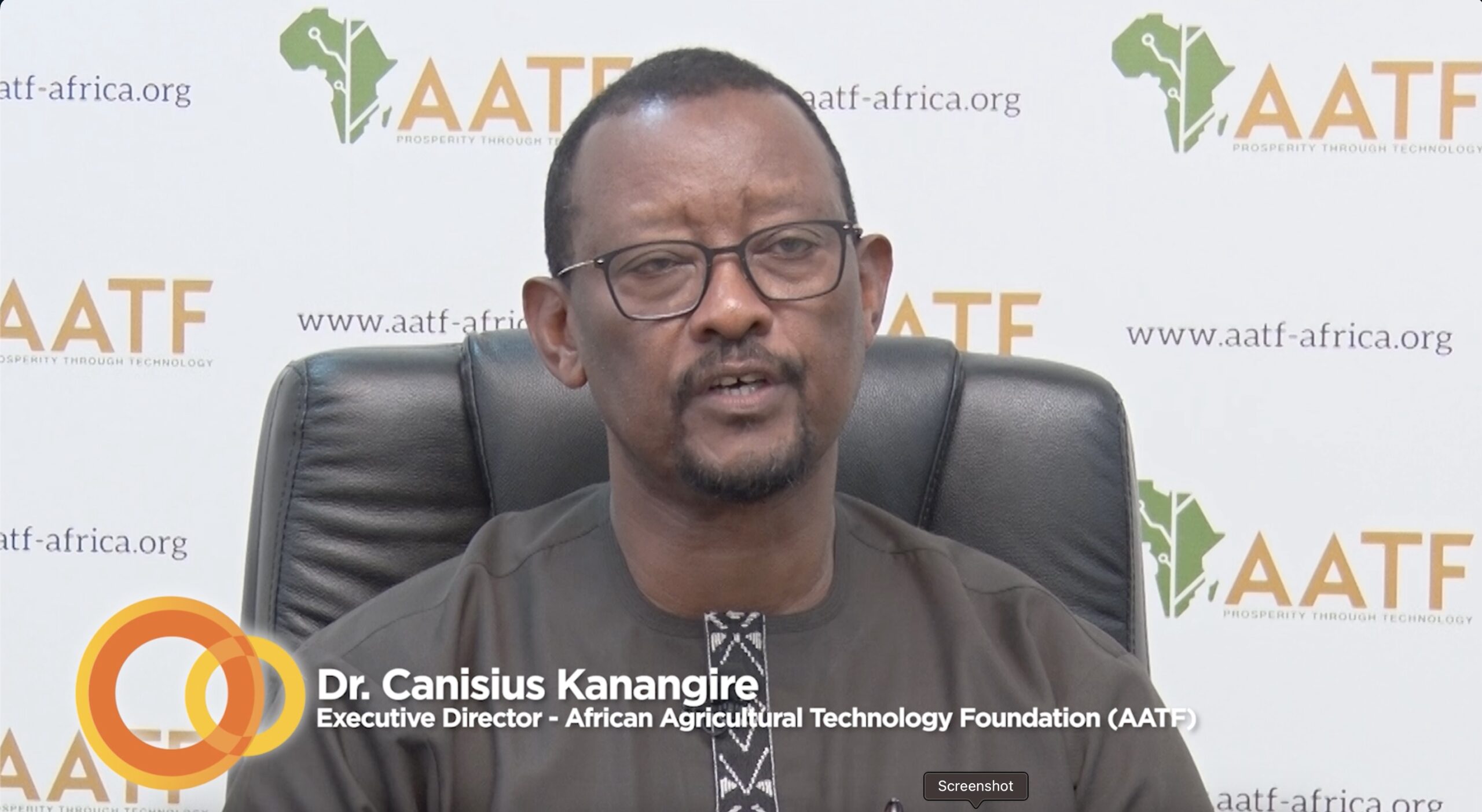 AATF Executive Director speaking on joint winning of 2022 food security prize